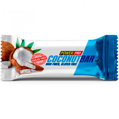 Протеиновый батончик с кокосовой стружкой Power Pro Coconut bar, 50 г, Кокос