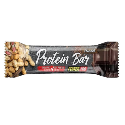 Протеиновый батончик с жареным арахисом Power Pro Protein Bar 20%, 40 г, Молочный шоколад