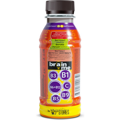 Витаминизированный напиток Prime Kraft Magic Stories Brain Me, 250 мл, Манго и перец чили