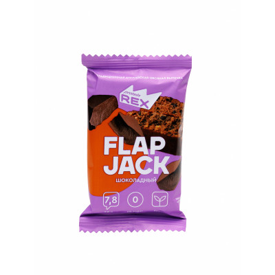 Печенье овсяное протеиновое ProteinRex 15% Flap Jack, 60 г, Шоколад