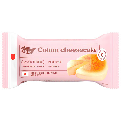 Протеиновое пирожное ProteinRex Cotton cheesecake, 40 г, Хлопковый чизкейк