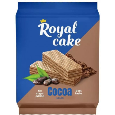 Вафли ProteinRex Royal Cake, 120 г, Какао