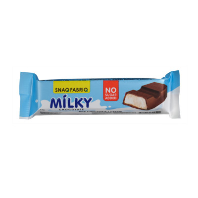 Молочная шоколадка Snaq Fabriq Milky, 34 г, Сливочная начинка