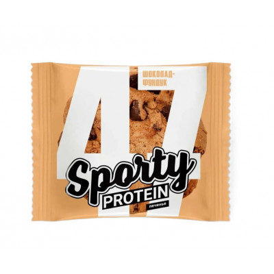 Протеиновое печенье Sporty protein, 60 г, Шоколад-фундук