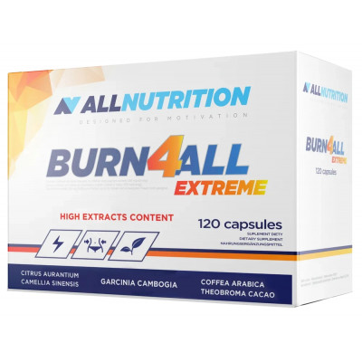 Жиросжигатель AllNutrition Burn4all extreme new, 120 капсул