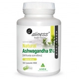 Ашваганда Aliness Ashwagandha 9%, 580 мг, 100 капсул