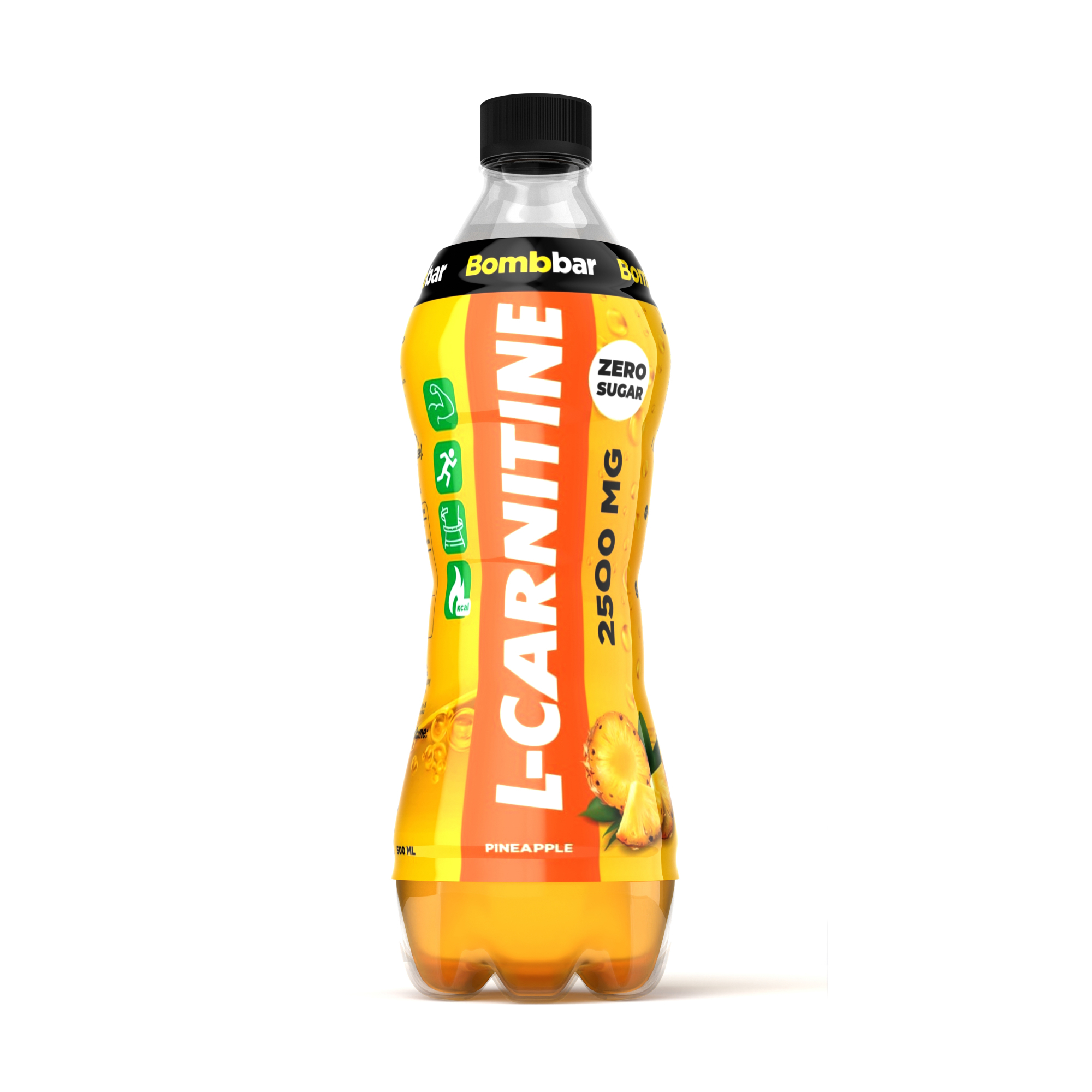 Спортивный напиток с Л-карнитином Bombbar L-Carnitine, 500 мл, Ананас ...