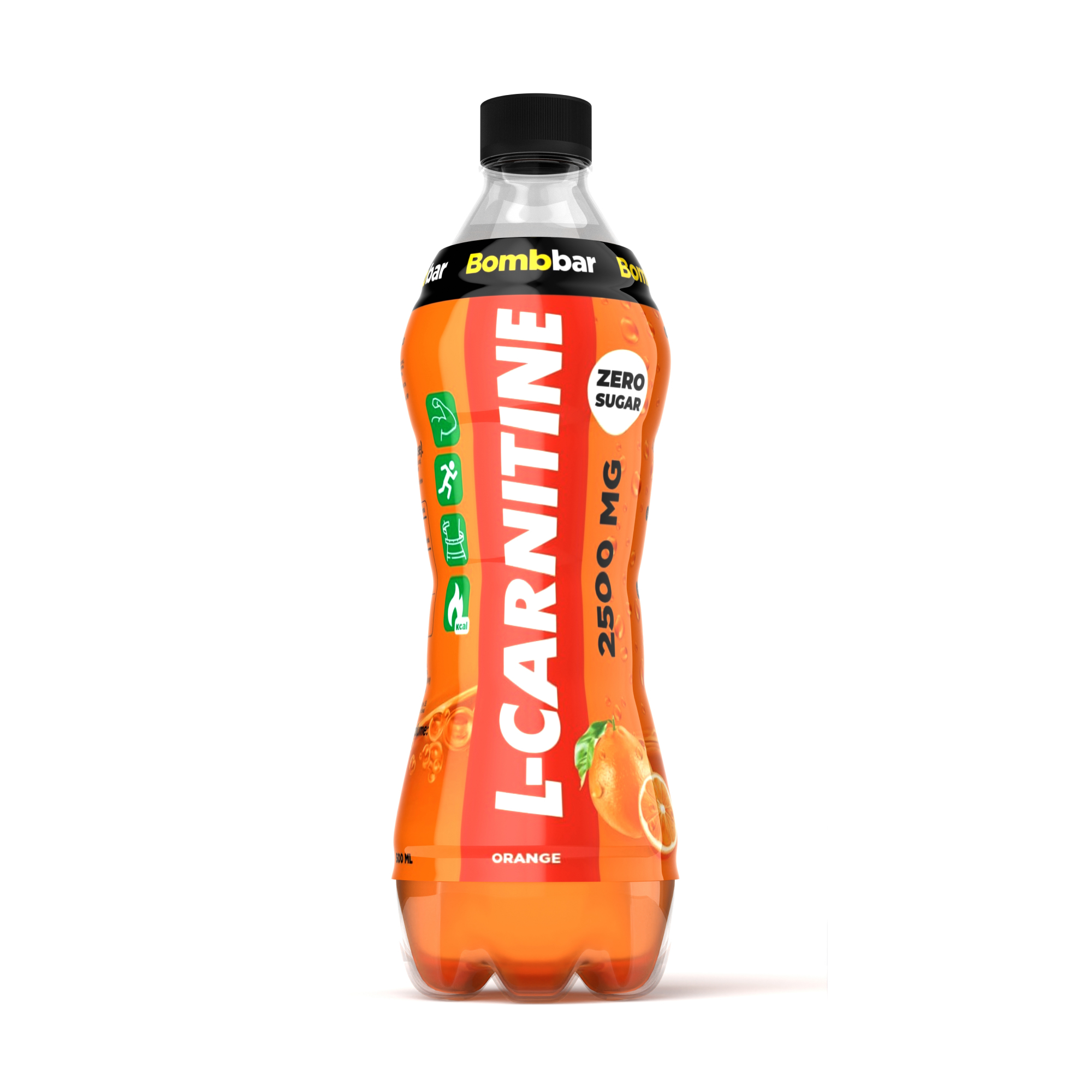 Спортивный напиток с Л-карнитином Bombbar L-Carnitine, 500 мл, Апельсин ...