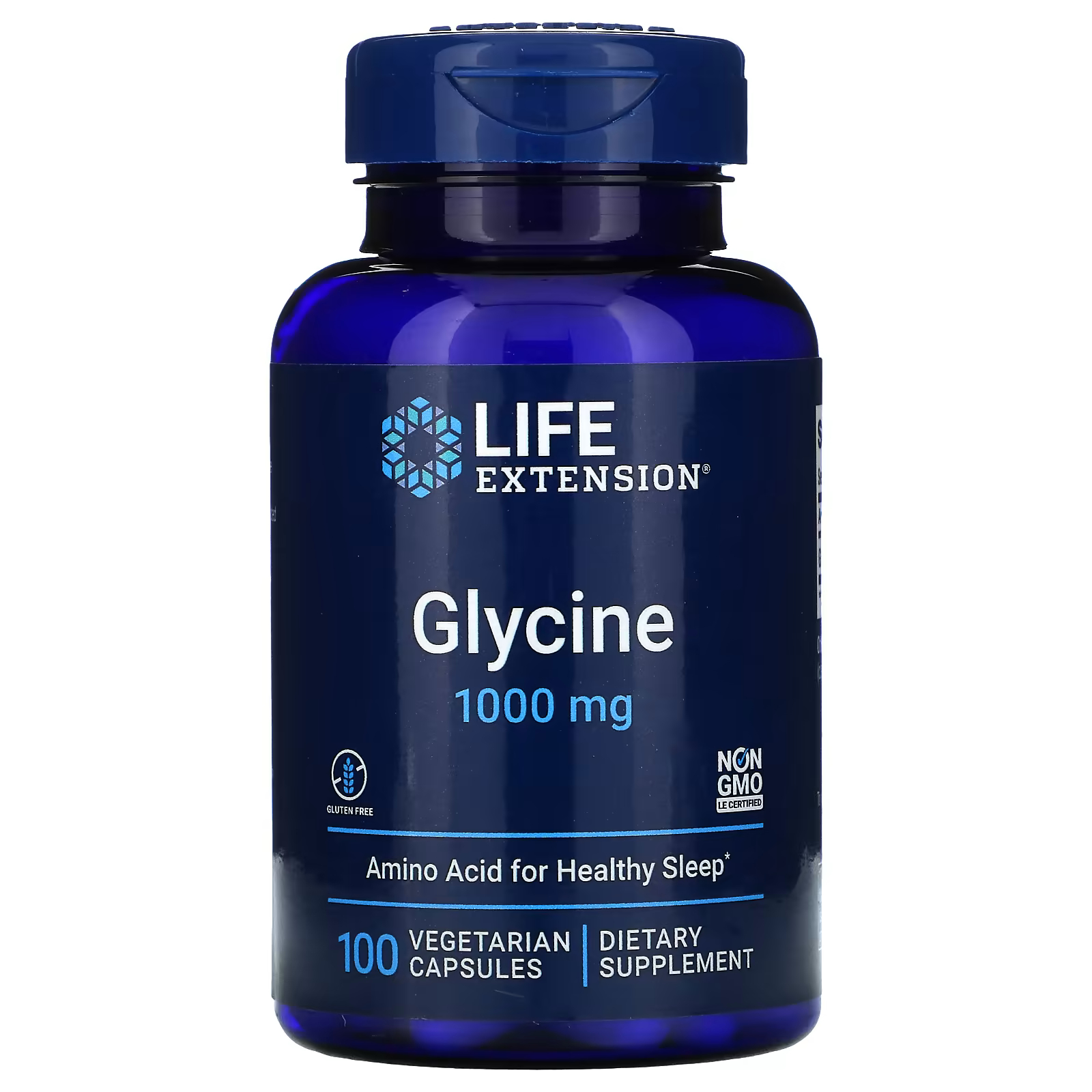 Глицин Life Extension Glycine, 1000 мг, 100 капсул купить в Москве по ...