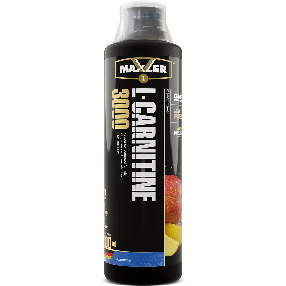 Л-Карнитин Maxler L-Carnitine, 3000 мг, 500 мл, Манго купить в Москве ...