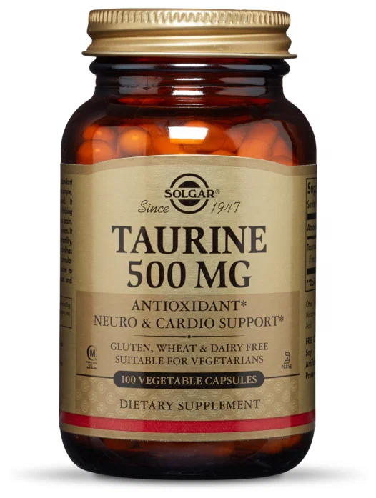 Таурин Solgar Taurine, 500 мг, 100 таблеток купить в Москве по цене 1 ...
