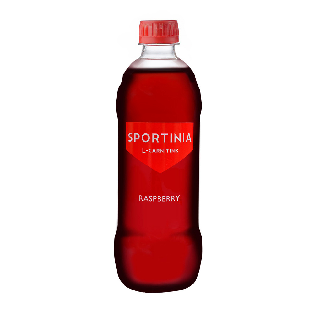 Спортивный напиток с Л-карнитином Sportinia L-Carnitine, 500 мл, Малина ...