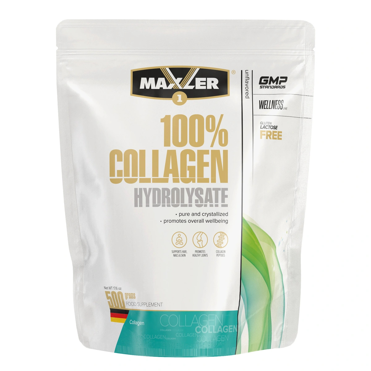 Гидролизованный коллаген 1 и 2 тип, Maxler 100% Collagen Hydrolysate ...