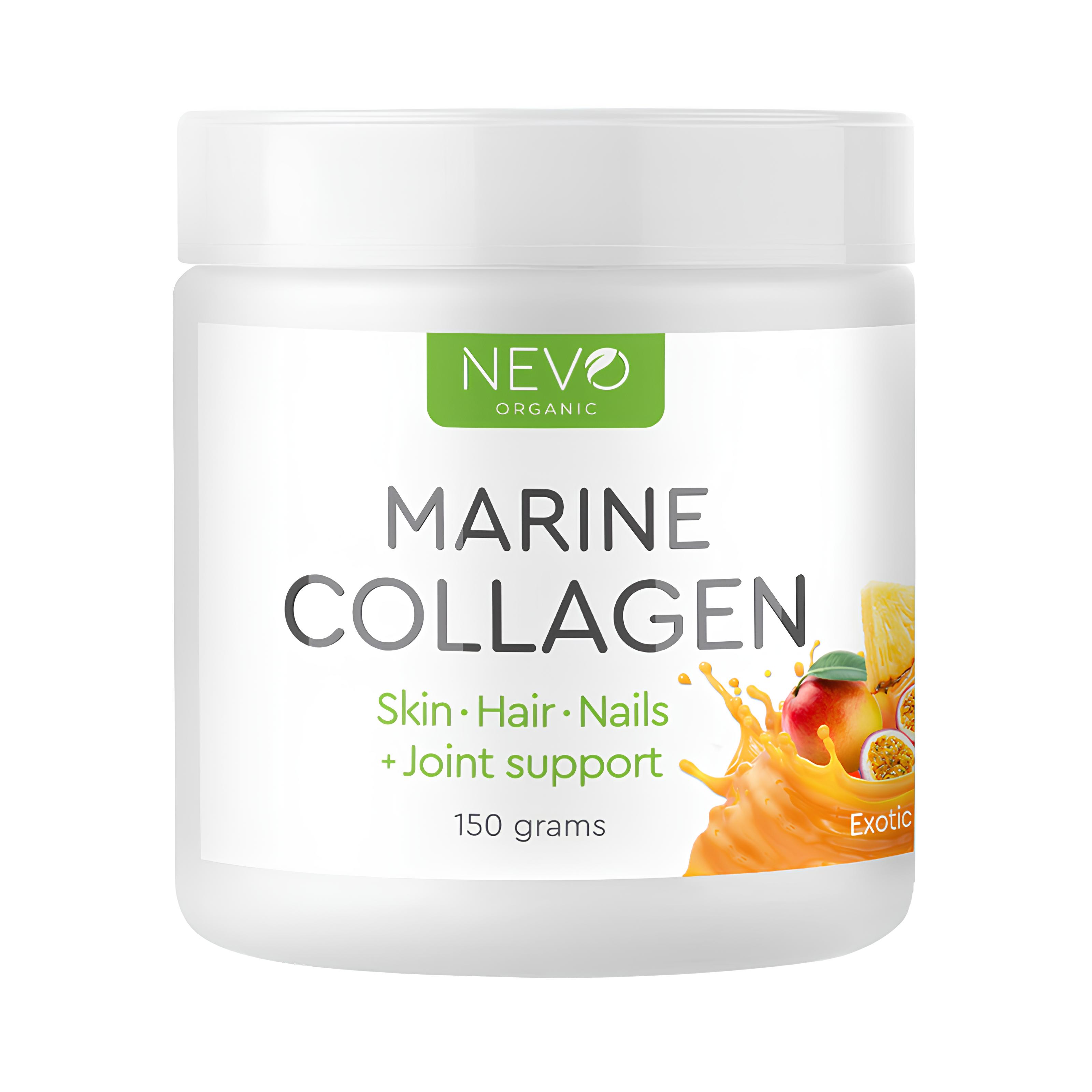 Морской коллаген NEVO Organic Marine Collagen, 150 г, Экзотик купить в ...