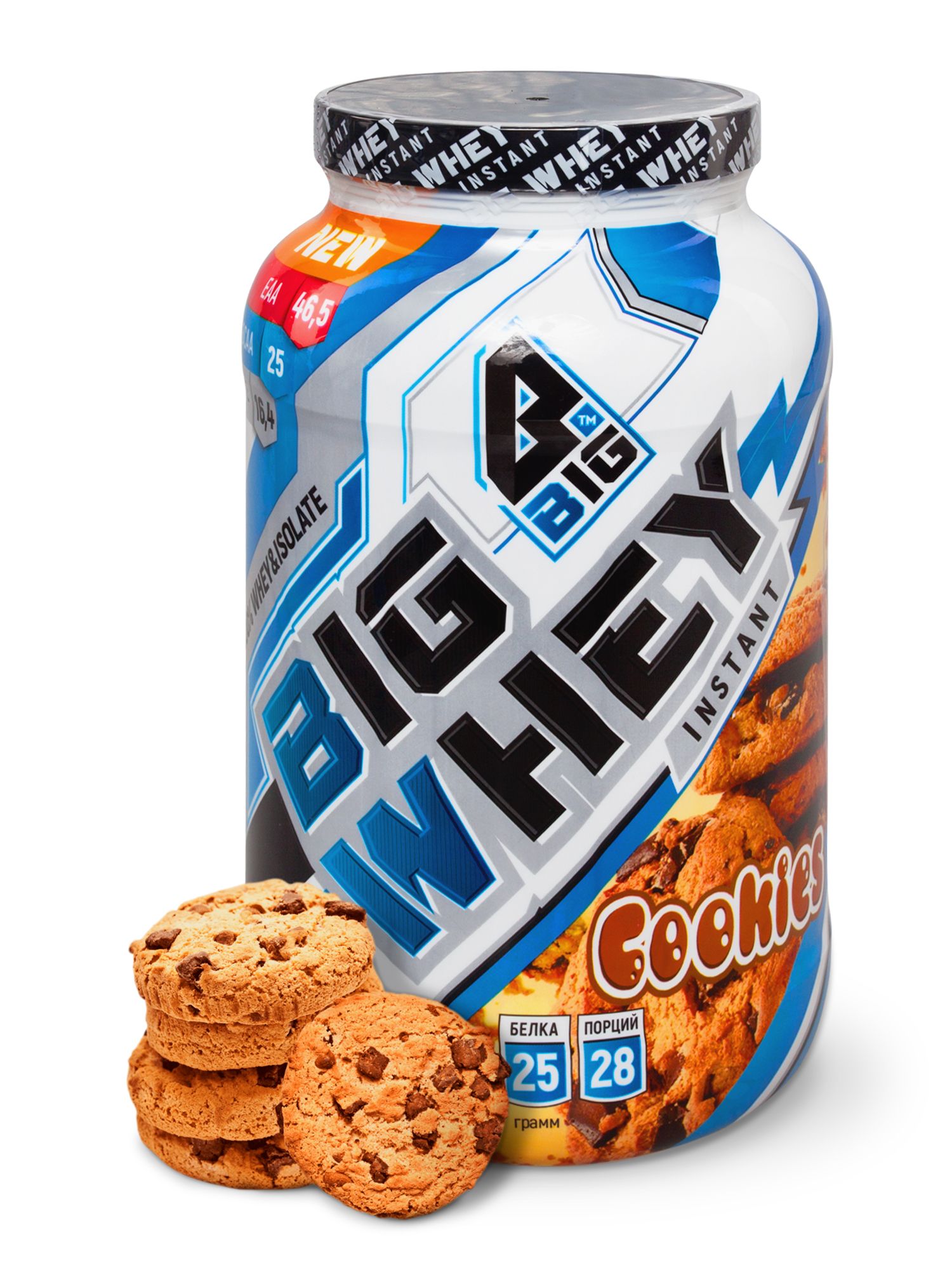 Сывороточный протеин Big Whey Cookies, 900 г, Печенье купить в Москве ...