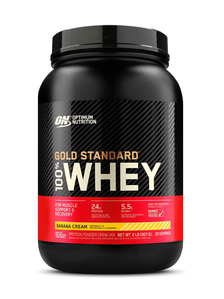 Сывороточный протеин Optimum Nutrition Gold Standard 100% Whey, 907 г ...