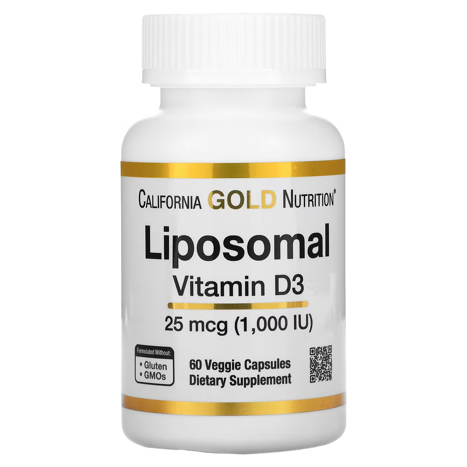 Липосомальный витамин Д3 California Gold Nutrition Liposomal Vitamin D3 ...