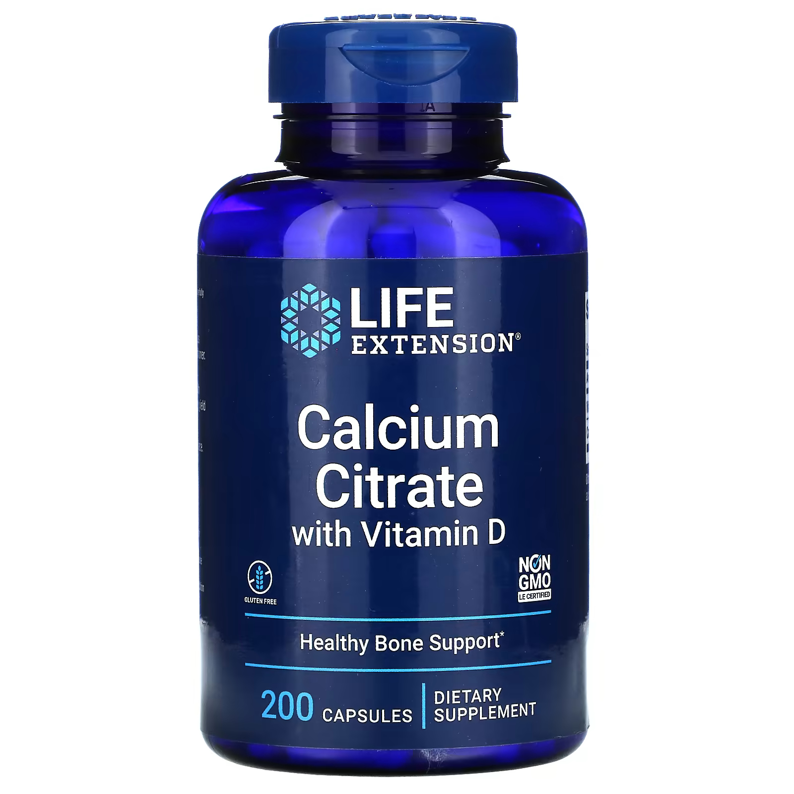 Цитрат кальция с витамином Д3 Life Extension Calcium Citrate with ...