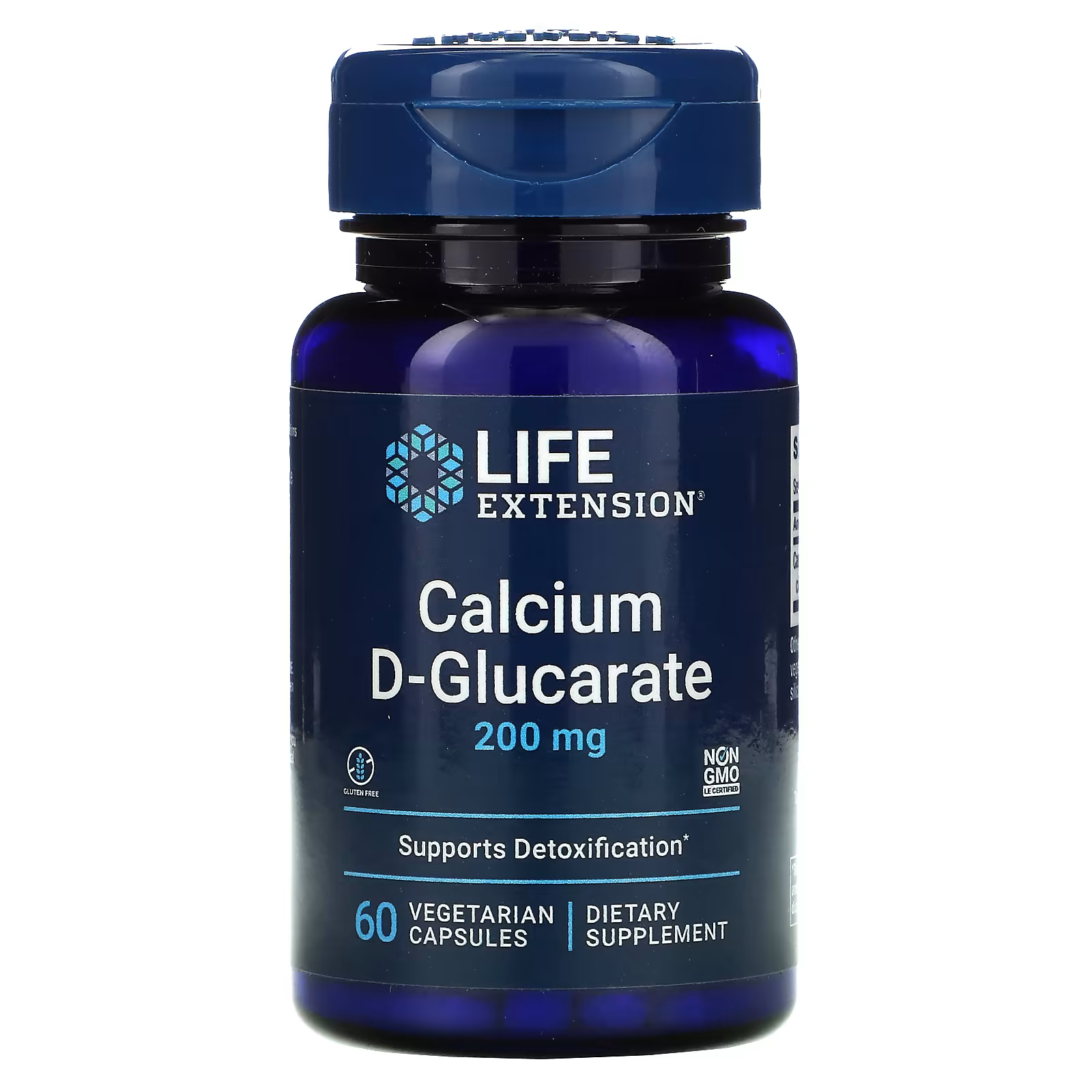 Д-глюкарат кальция Life Extension Calcium D-Glucarate, 200 мг, 60 ...