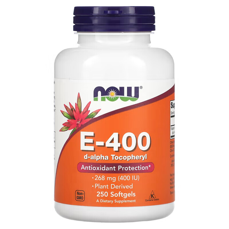 Витамин Е Now Foods Vitamin E, 400 IU, 250 капсул купить в Москве по ...